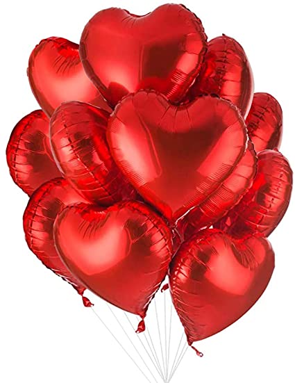 Red Balloons 3ct